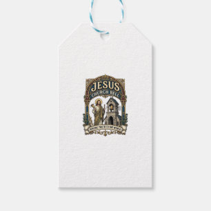 Jesus Church Bell Jesus Church Bell Christian Fait Gift Tags