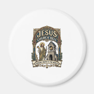 Jesus Church Bell Jesus Church Bell Christian Fait Magnet