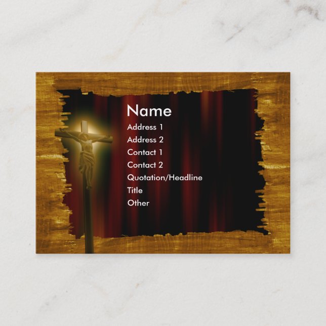 jesus_church business card (Front)