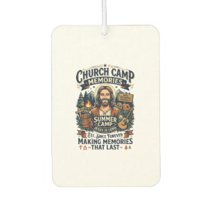 Jesus Church Camp VBS Nostalgia Shirt Faith Based  Car Air Freshener