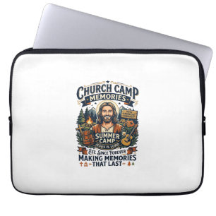 Jesus Church Camp VBS Nostalgia Shirt Faith Based Laptop Sleeve