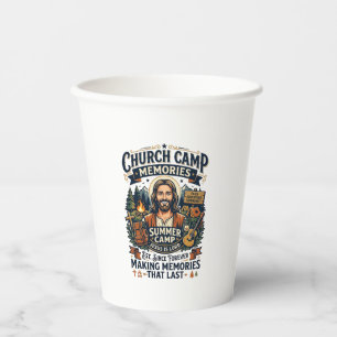 Jesus Church Camp VBS Nostalgia Shirt Faith Based Paper Cups