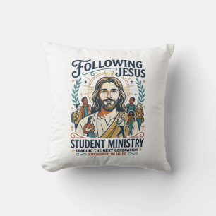 Jesus Church Merch Youth Camp Style Shirt Faith Ba Cushion