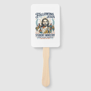 Jesus Church Merch Youth Camp Style Shirt Faith Ba Hand Fan