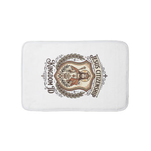 Jesus Citizenship Kingdom ID Jesus Citizenship Kin Bath Mat