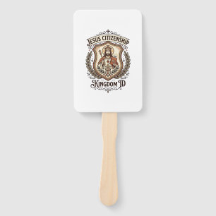 Jesus Citizenship Kingdom ID Jesus Citizenship Kin Hand Fan