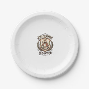 Jesus Citizenship Kingdom ID Jesus Citizenship Kin Paper Plate
