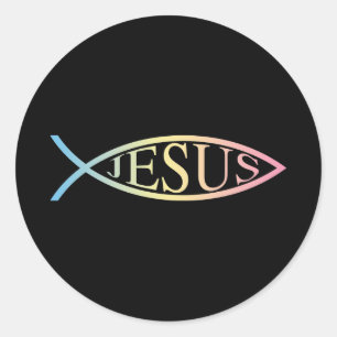 Jesus Classic Round Sticker