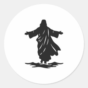 Jesus Classic Round Sticker