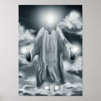 JESUS CLOUDS POSTER
