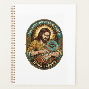 Jesus Club Hand Stamp Wont Wash Off Morning Humor_ Planner