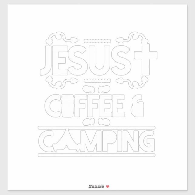 Jesus Coffee And Camping (Sheet)