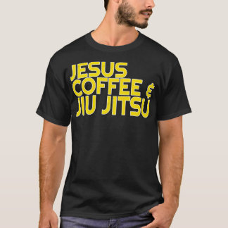 Jesus Coffee Jiu Jitsu Shirt for Christian Martial