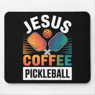 Jesus Coffee Pickleball Mouse Pad