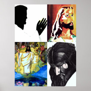 JESUS COLLAGE print