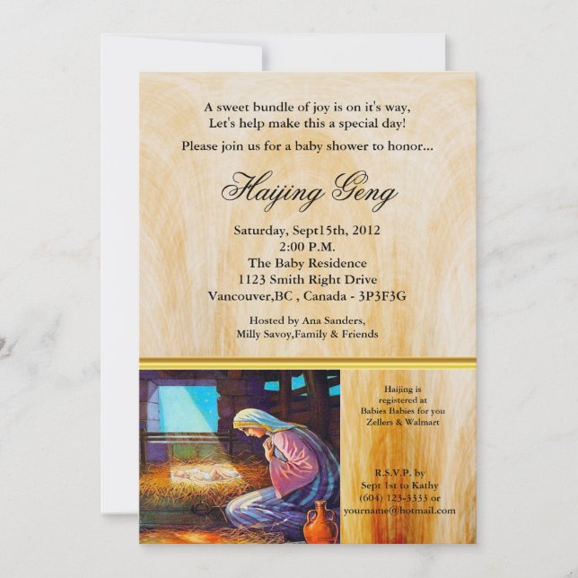 Jesus Comes Into Our World  John 1:14 Invitation (Front)