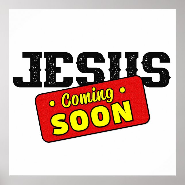 JESUS Coming Soon Poster (Front)