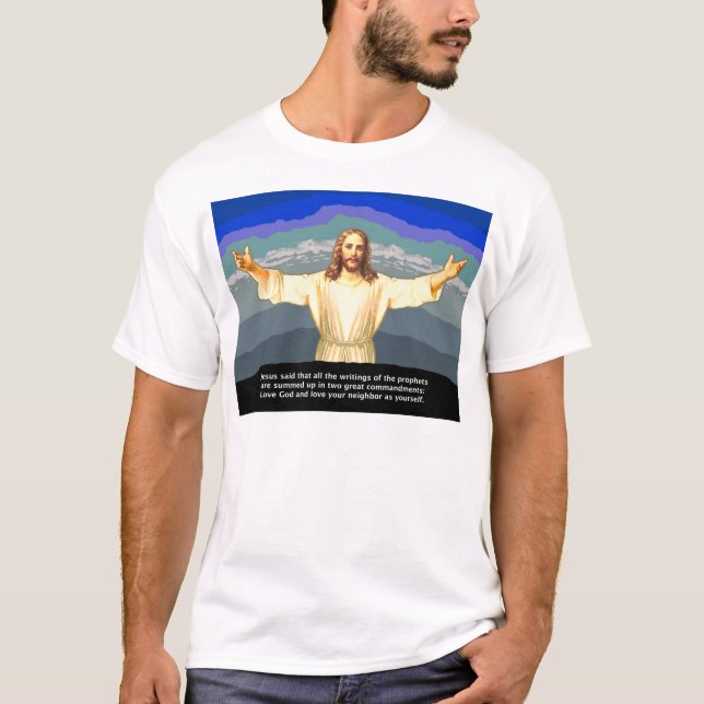 Jesus Commands  (SELECT SIZE) T-Shirt (Front)