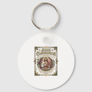 Jesus Communion Jesus Communion Christian Faith Vi Key Ring