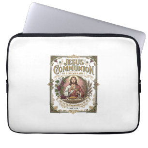 Jesus Communion Jesus Communion Christian Faith Vi Laptop Sleeve