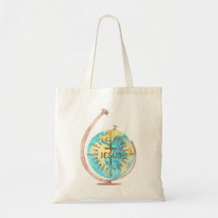 Jesus compas christian gift church tote bag