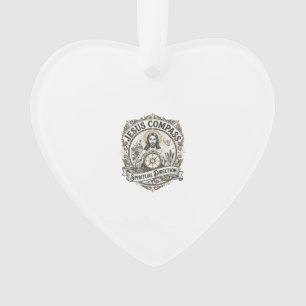 Jesus Compass Spiritual Direction Jesus Compass Sp Ornament