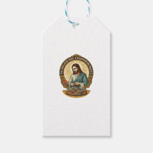 Jesus Completely Deflated Flat Yoga Ball Gym Humou Gift Tags