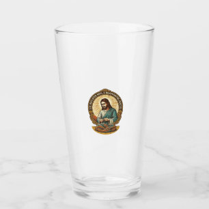 Jesus Completely Deflated Flat Yoga Ball Gym Humou Glass
