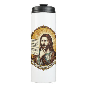 Jesus Confused Auto Translate Post Fail Social Hum Thermal Tumbler