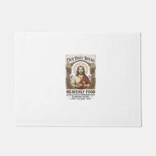Jesus Cookbook Recipe Card Aesthetic Vintage Shirt Doormat