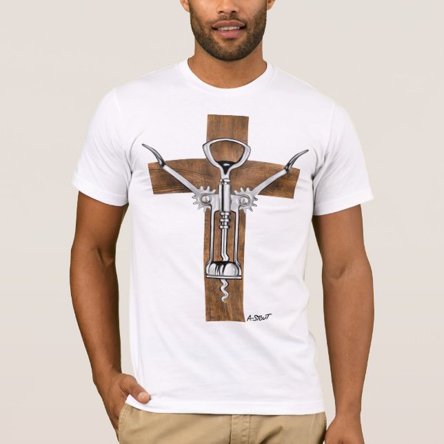  JESUS CORKSCREW T-Shirt (Front)