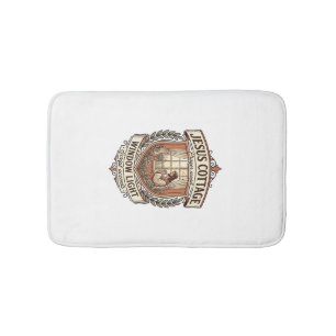 Jesus Cottage Window Light Jesus Cottage Window Li Bath Mat