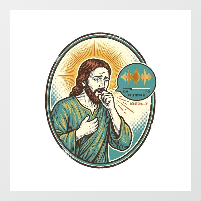 Jesus Coughing Mid Voice Note Audio Message Textin (Sheet)