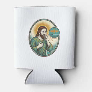 Jesus Coughing Mid Voice Note Audio Message Textin Can Cooler