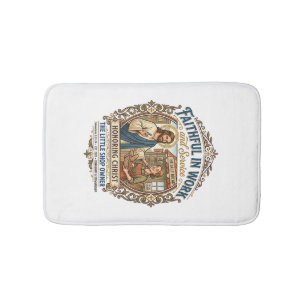 Jesus Craft Seller Etsy Maker Shirt Faith Based De Bath Mat