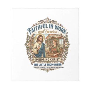 Jesus Craft Seller Etsy Maker Shirt Faith Based De Notepad