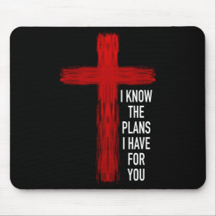 Jesus Cross Bible Verse Christian Long Sleeve  Mouse Pad