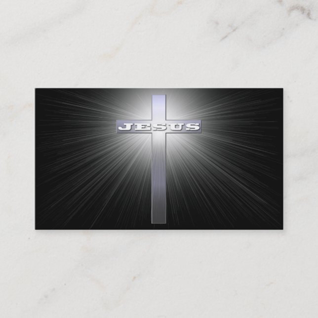 Jesus Cross Business Card (Front)