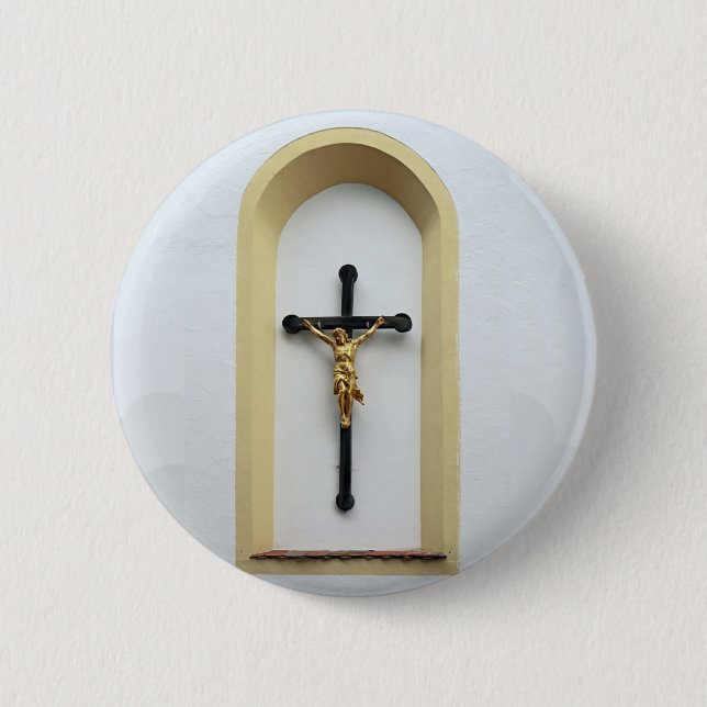 Jesus Cross Button (Front)