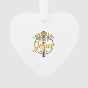 Jesus Cross Christian Typography Shirt Design_1 Ornament