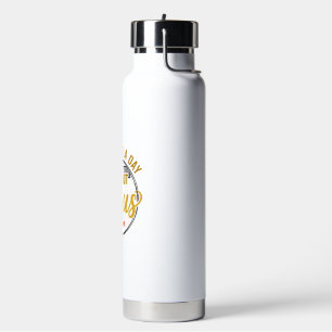 Jesus Cross Christian Typography Shirt Design_1 Water Bottle