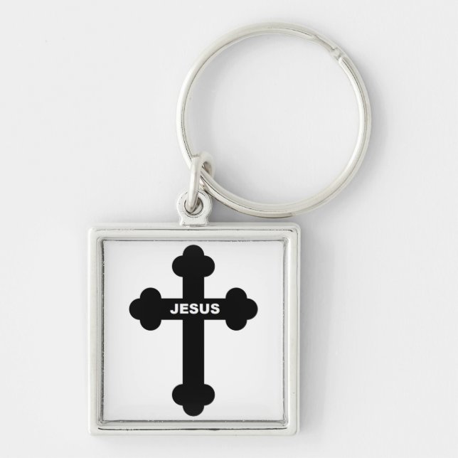 JESUS CROSS KEY RING (Front)
