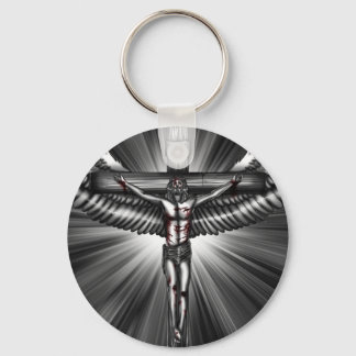 Jesus Cross Key Ring