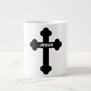 JESUS CROSS LARGE COFFEE MUG