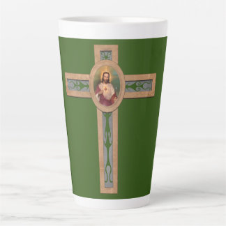 Jesus cross latte mug