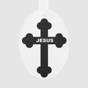 JESUS CROSS ORNAMENT