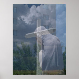 Jesus & Cross Poster