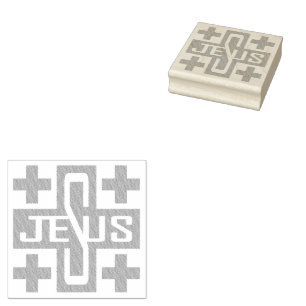 Jesus' Cross Rubber Stamp