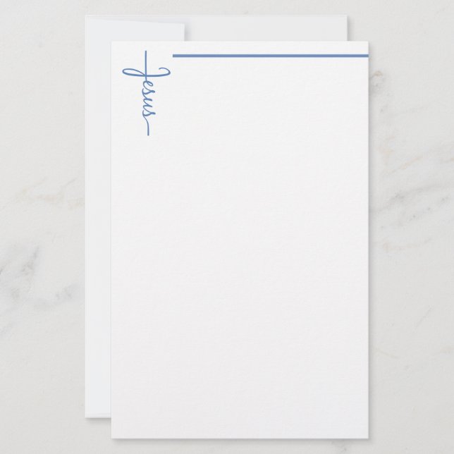 Jesus Cross Stationery (Front)