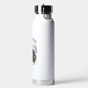 Jesus Cross Stitch Vintage Shirt Christian Graphic Water Bottle